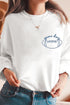 Game Day Football Graphic Crew Neck Sweatshirt