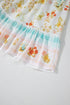 Garden Celebration Patchwork Bubble Sleeve Dress