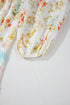 Garden Celebration Patchwork Bubble Sleeve Dress