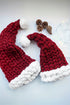 Geometric Block Knit Pom Pom Cuffed Beanie
