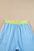 Geometric Block Pattern Trim Detail Pant Set