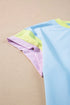 Geometric Block Pattern Trim Detail Pant Set