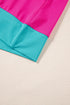 Geometric Block Pattern Trim Detail Pant Set