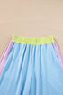 Geometric Block Pattern Trim Detail Pant Set