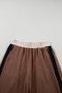 Geometric Block Pattern Trim Detail Pant Set