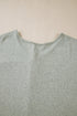 Geometric Chevron Sleeve Stretch Comfort Top