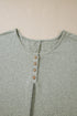 Geometric Chevron Sleeve Stretch Comfort Top