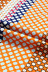 Geometric Mixed Print Collared Button Down Shirt