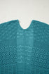 Geometric Open Stitch Ribbed Cuff Cardigan