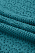 Geometric Open Stitch Ribbed Cuff Cardigan