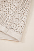 Geometric Open Stitch Ribbed Cuff Cardigan