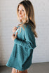 Geometric Open Stitch Ribbed Cuff Cardigan