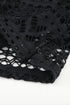 Geometric Openwork Drawstring Waist Swim Cover Up Shorts