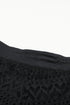 Geometric Openwork Drawstring Waist Swim Cover Up Shorts