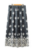 Geometric Paisley Print Bohemian Drawstring Wide Leg Pants