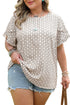 Geometric Paisley Print Ruffled Sleeve Bohemian Blouse