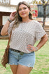 Geometric Paisley Print Ruffled Sleeve Bohemian Blouse