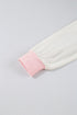 Geometric Paneled Patchwork Half Button Chest Pocket Sweatshirt