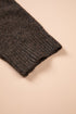 Geometric Pattern Round Neck Shift Knit Sweater