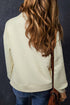 Geometric Pattern Textured Knit Quarter Zip Pullover