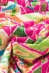 Geometric Print Flutter Sleeve Woven Peasant Blouse