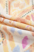 Geometric Print Smocked Half Sleeve A Line Maxi Dress