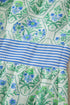 Geometric Striped Patchwork Sleeveless A Line Floral Dress