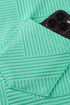 Geometric Textured Knit Cap Sleeve Shift Dress