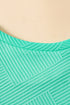 Geometric Textured Knit Cap Sleeve Shift Dress