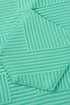 Geometric Textured Knit Cap Sleeve Shift Dress