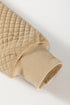 Geometric Textured Pattern Baseball Collar Jacket