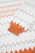 Geometric Zig Zag Knit Crew Neck Sweater