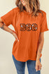 Ghost And Spider Web Graphic Short Sleeve Tee