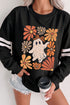 Ghost Floral And Leopard Print Pullover Sweatshirt