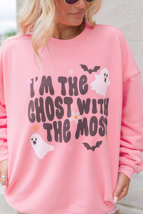 Ghost With The Most Graphic Crewneck Sweatshirt