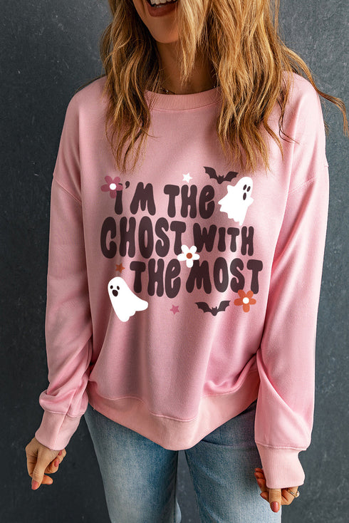 Ghost With The Most Graphic Crewneck Sweatshirt