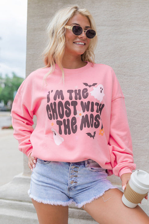 Ghost With The Most Graphic Crewneck Sweatshirt