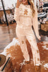 Gingerbread Bakery Graphic Pullover And Drawstring Pants Lounge Set