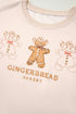 Gingerbread Bakery Graphic Pullover And Drawstring Pants Lounge Set
