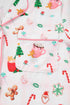 Gingerbread Candy Cane Piped Notch Collar Short Sleeve Pajama Set