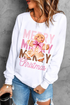 Gingerbread Graphic Print Crew Neck Sweatshirt