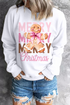 Gingerbread Graphic Print Crew Neck Sweatshirt