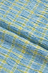 Gingham Plaid Smocked Lace Trim Ruffle Tank Top