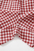Gingham Print High Waisted Boxer Style Lounge Shorts