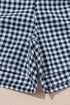 Gingham Print High Waisted Boxer Style Lounge Shorts
