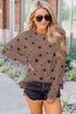 Give A Little Love Crew Neck Star Print Long Sleeve Top