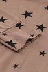 Give A Little Love Crew Neck Star Print Long Sleeve Top
