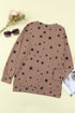 Give A Little Love Crew Neck Star Print Long Sleeve Top