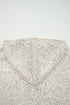 Glamorous All Over Sequin Hooded Long Sleeve Top