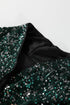 Glamorous Open Front Long Sleeve Sequin Cardigan